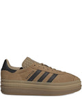 adidas Gazelle Bold Platform — Brown — Size US M 3.5 - US W 5 — Front View
