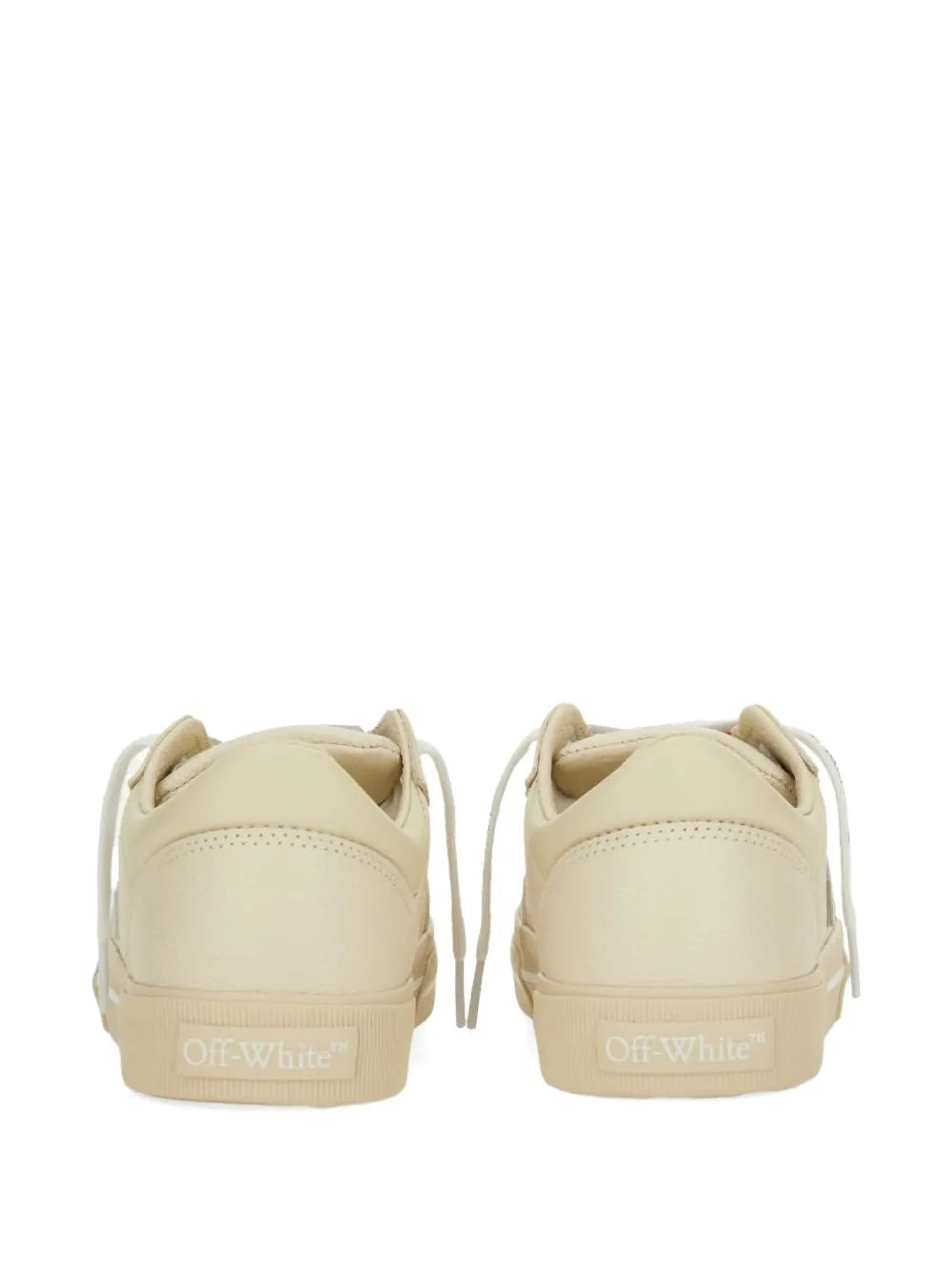 Off-White Arrows Leather — Beige — Size US M 3.5 - US W 5 — Back View