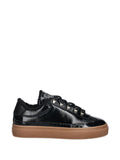 Furla Lace-Up Platform — Black — Size US M 3.5 - US W 5 — Front View