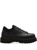 Diemme Cornaro Lace-Up Platform Hiking — Black — Size US M 3.5 - US W 5 — Front View