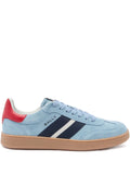 Bally Striped Suede — Blue — Size US M 3.5 - US W 5 — Front View