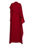 Taller Marmo Carrington High Neck Maxi Dress — Same as shown — Size XS — Front View