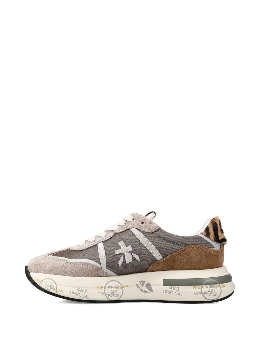 Premiata Cassie Lace-Up — Beige — Size US M 3.5 - US W 5 — Detail View