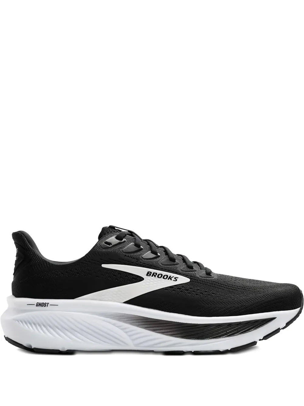 BROOKS Ghost 17 — Black — Size US M 3.5 - US W 5 — Front View