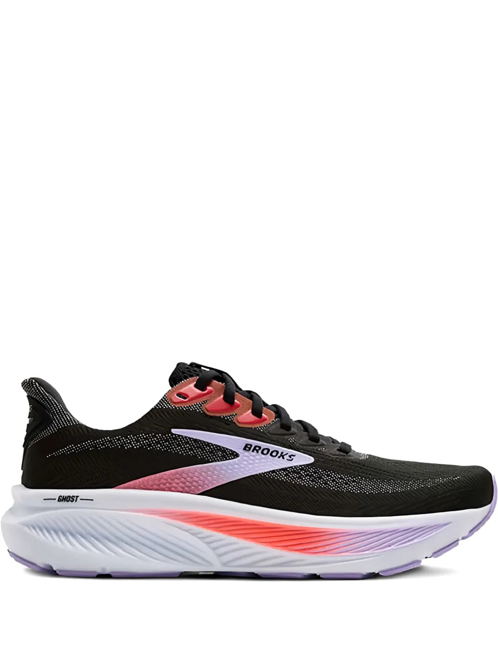 BROOKS Ghost 17 — Black — Size US M 3.5 - US W 5 — Front View
