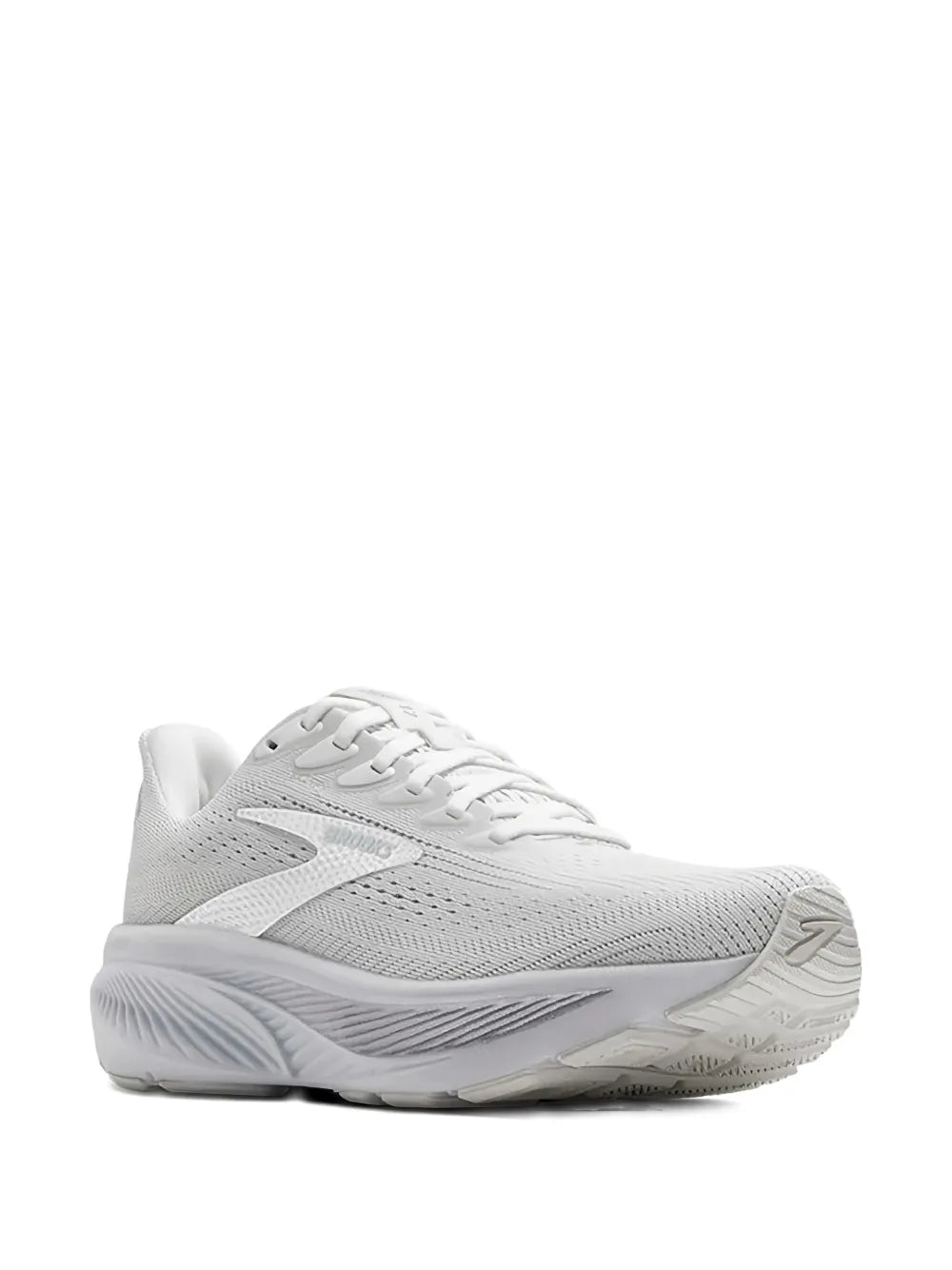 BROOKS Ghost 17 — White — Size US M 3.5 - US W 5 — Side View