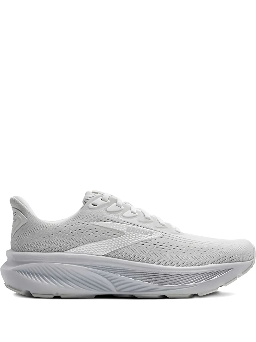 BROOKS Ghost 17 — White — Size US M 3.5 - US W 5 — Front View