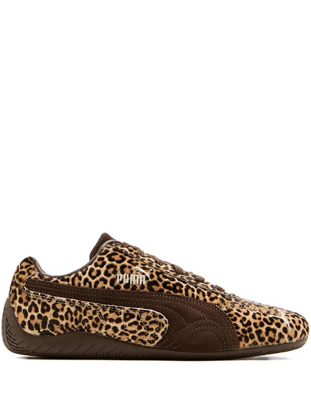 PUMA Speedcat Wild Leopard — Brown — Size US M 3.5 - US W 5 — Front View
