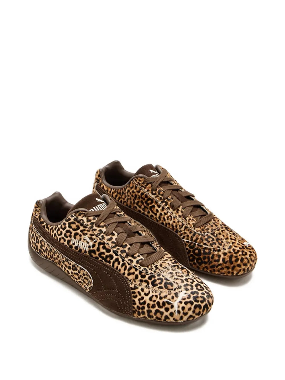 PUMA Speedcat Wild Leopard — Brown — Size US M 3.5 - US W 5 — Side View