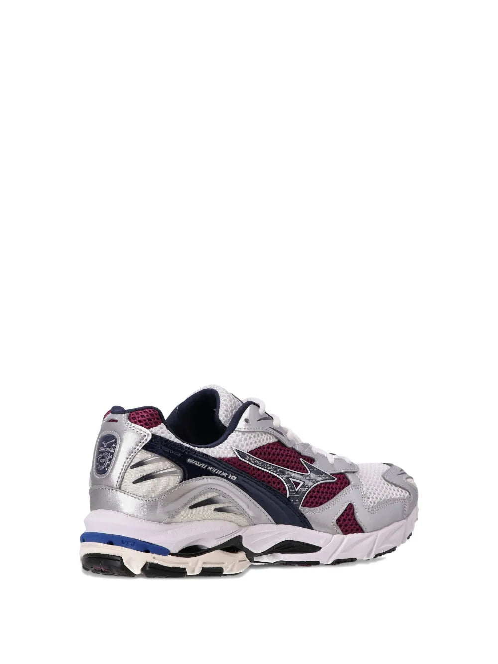 Mizuno Wave Rider 10 Panelled — Grey — Size US M 3.5 - US W 5 — Back View