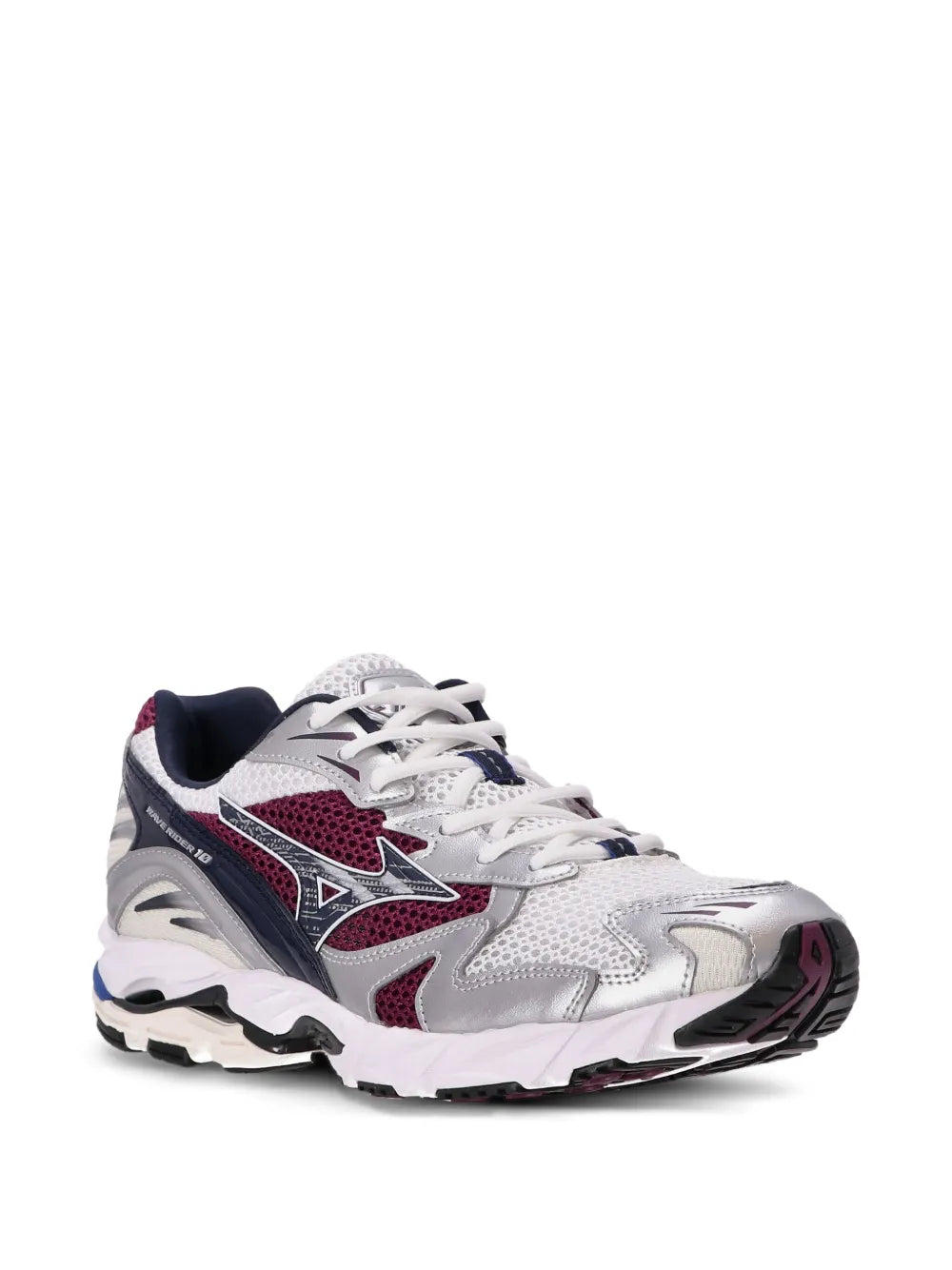 Mizuno Wave Rider 10 Panelled — Grey — Size US M 3.5 - US W 5 — Side View