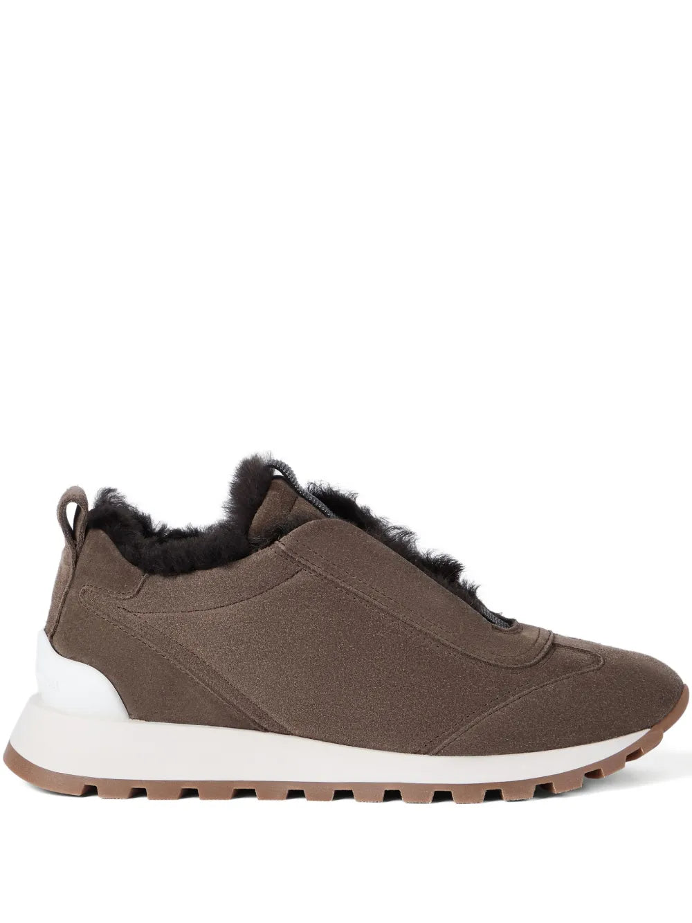 Brunello Cucinelli Monili-Detail — Brown — Size US M 3.5 - US W 5 — Front View