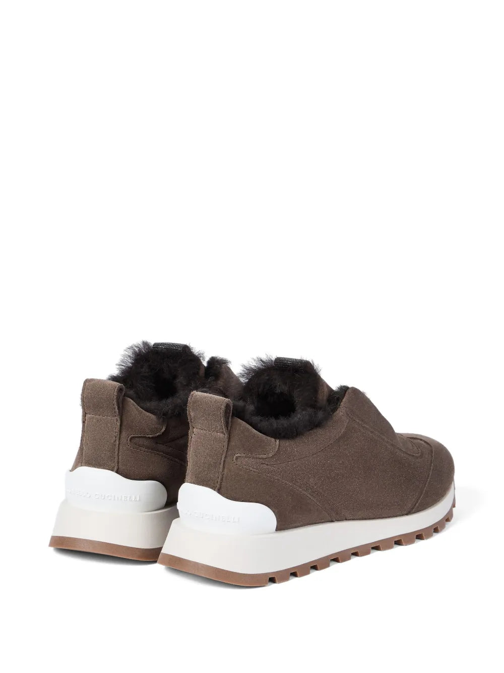 Brunello Cucinelli Monili-Detail — Brown — Size US M 3.5 - US W 5 — Back View