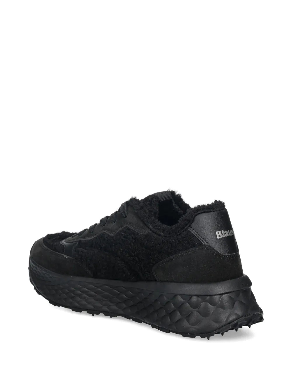 Blauer Lynn Textured Panelled — Black — Size US M 3.5 - US W 5 — Top View
