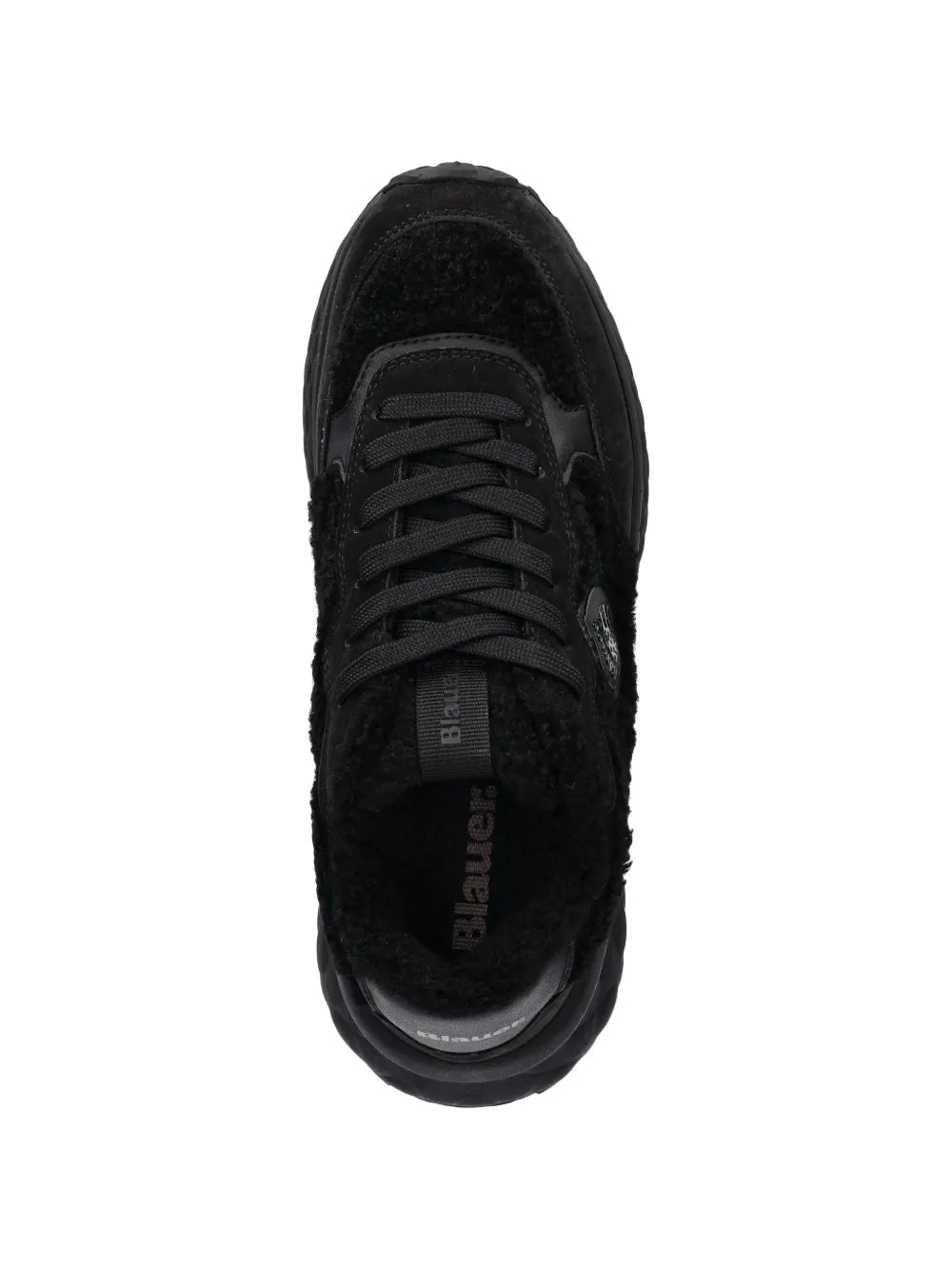 Blauer Lynn Textured Panelled — Black — Size US M 3.5 - US W 5 — Back View