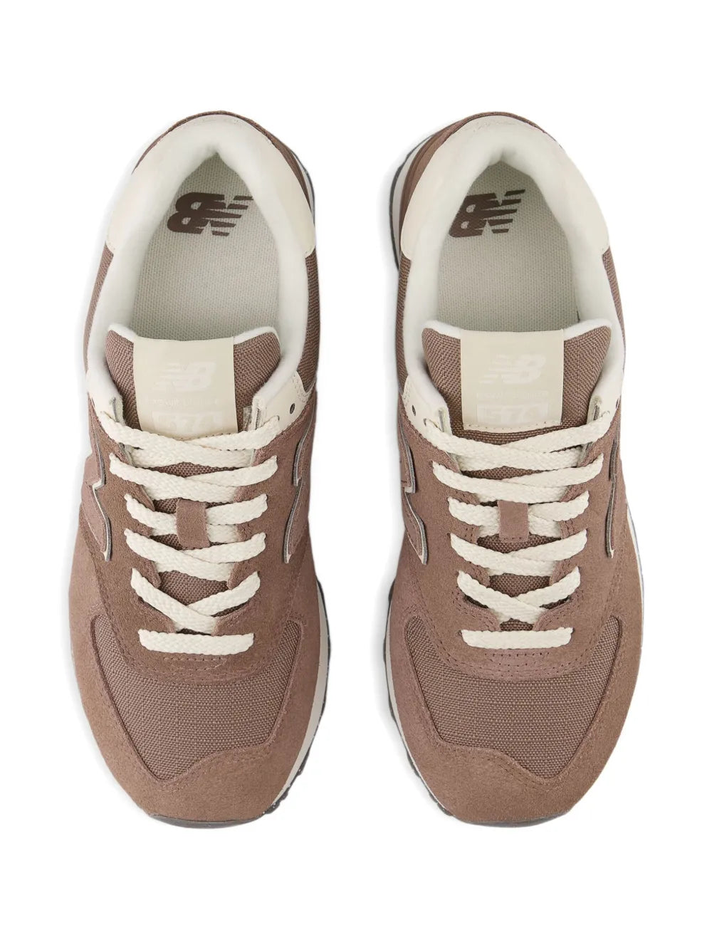 New Balance 574 Logo — Brown — Size US M 3.5 - US W 5 — Back View