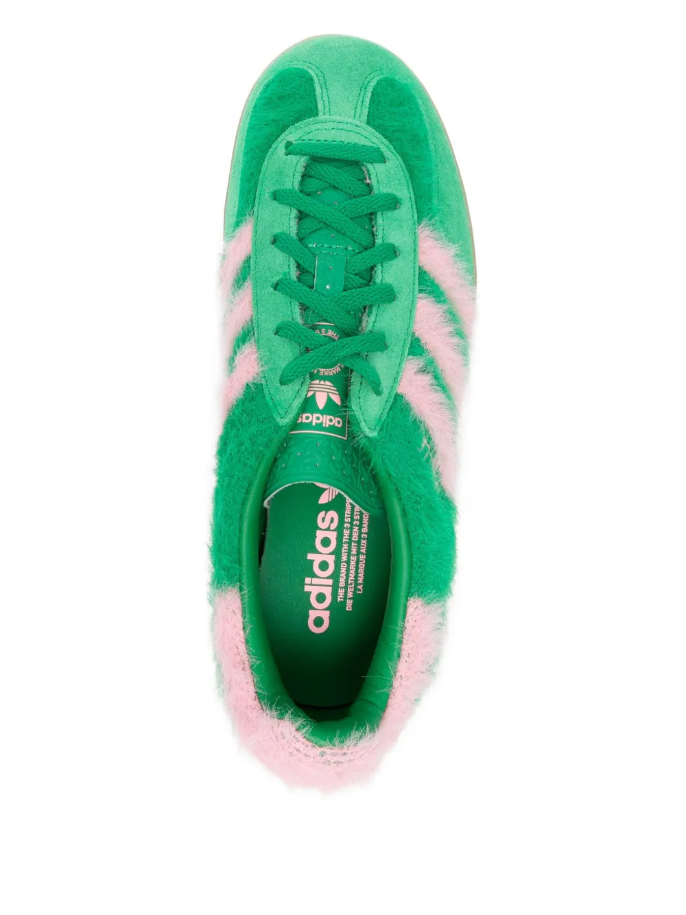adidas Gazelle — Green — Size US M 3.5 - US W 5 — Top View