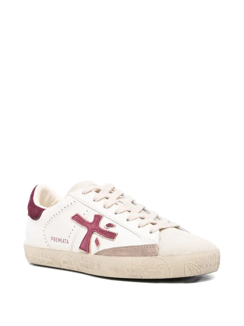 Premiata Suede — White — Size US M 3.5 - US W 5 — Side View