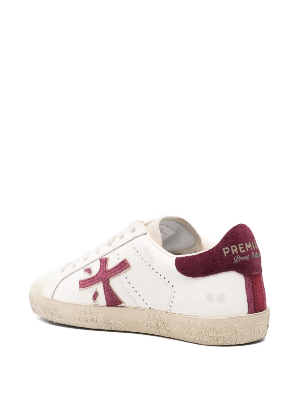 Premiata Suede — White — Size US M 3.5 - US W 5 — Back View