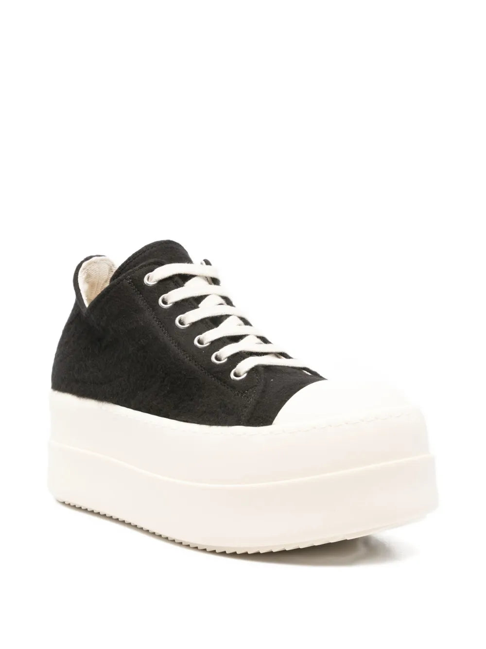 Rick Owens DRKSHDW Lace-Up — Black — Size US M 3.5 - US W 5 — Side View