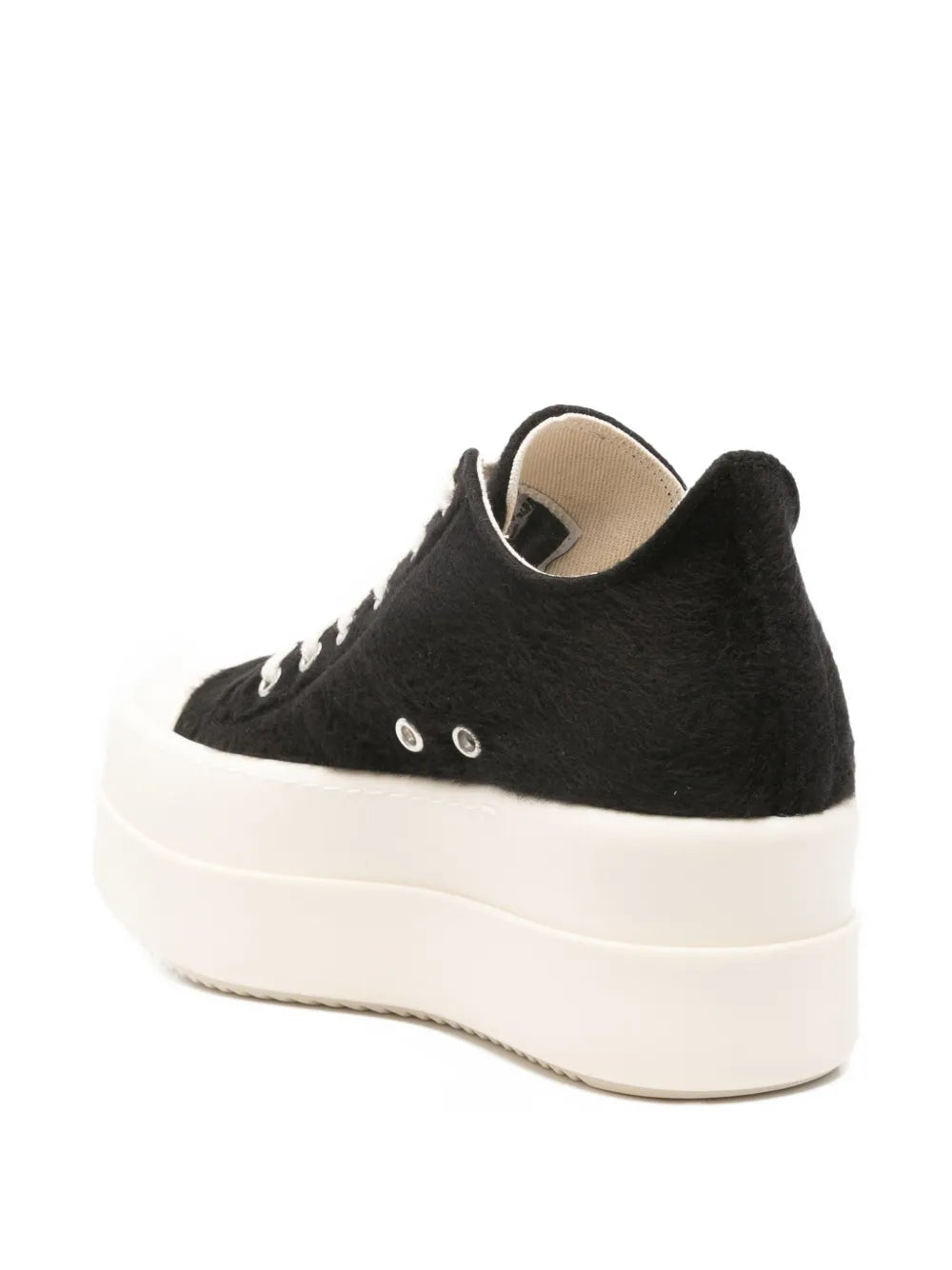 Rick Owens DRKSHDW Lace-Up — Black — Size US M 3.5 - US W 5 — Back View