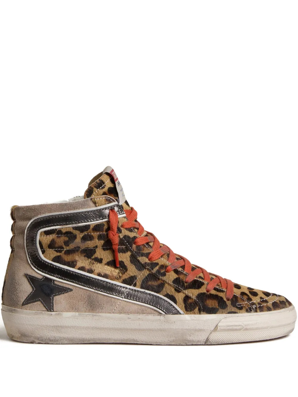 Golden Goose Slide High-Top — Brown — Size US M 3.5 - US W 5 — Front View