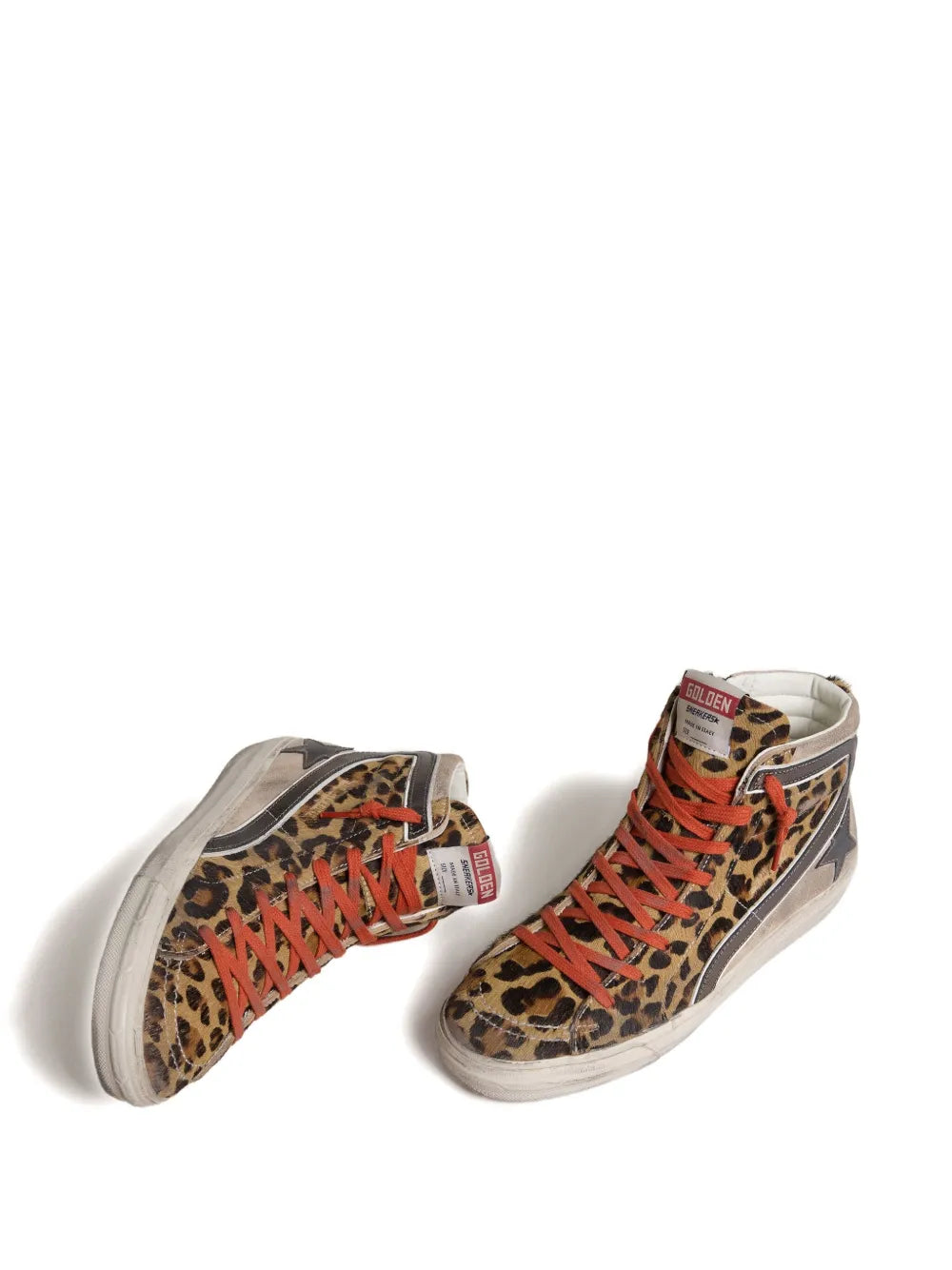 Golden Goose Slide High-Top — Brown — Size US M 3.5 - US W 5 — Side View