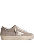 Golden Goose Hi Star Glitter — Grey — Size US M 3.5 - US W 5 — Front View