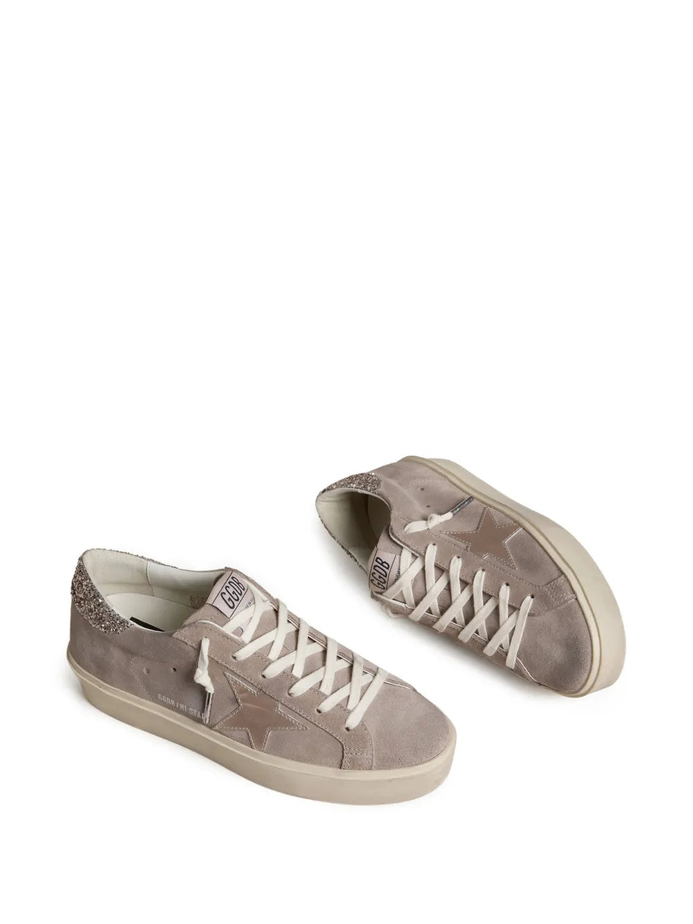 Golden Goose Hi Star Glitter — Grey — Size US M 3.5 - US W 5 — Side View