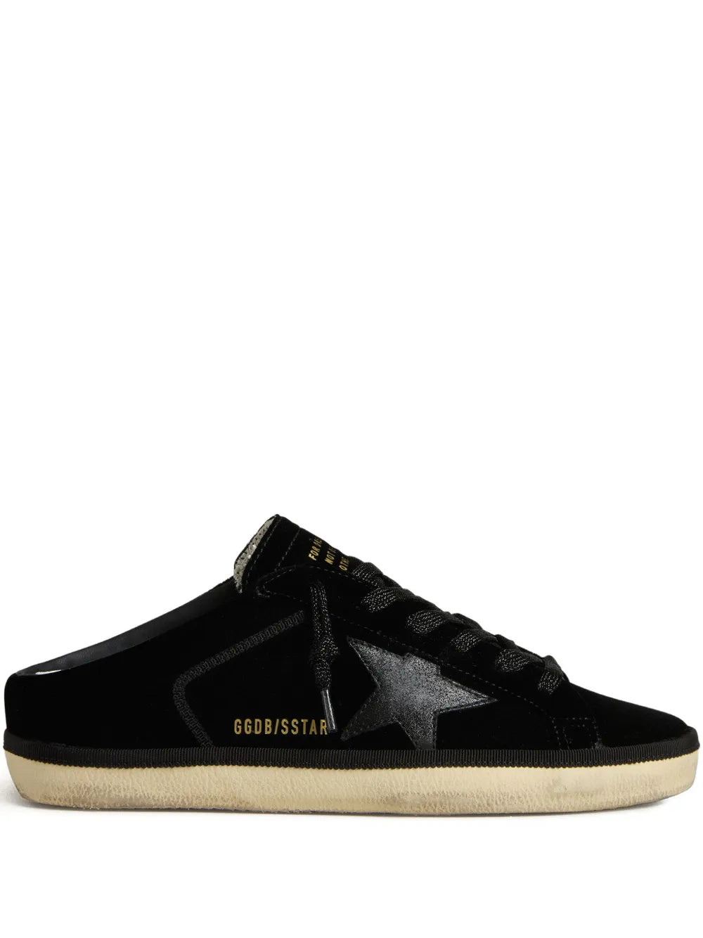 Golden Goose Super-Star — Black — Size US M 3.5 - US W 5 — Front View