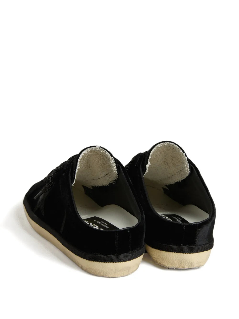 Golden Goose Super-Star — Black — Size US M 3.5 - US W 5 — Back View