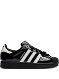 adidas Superstar Ii Sneakers — Black — Size US M 9.5 - US W 11 — Front View
