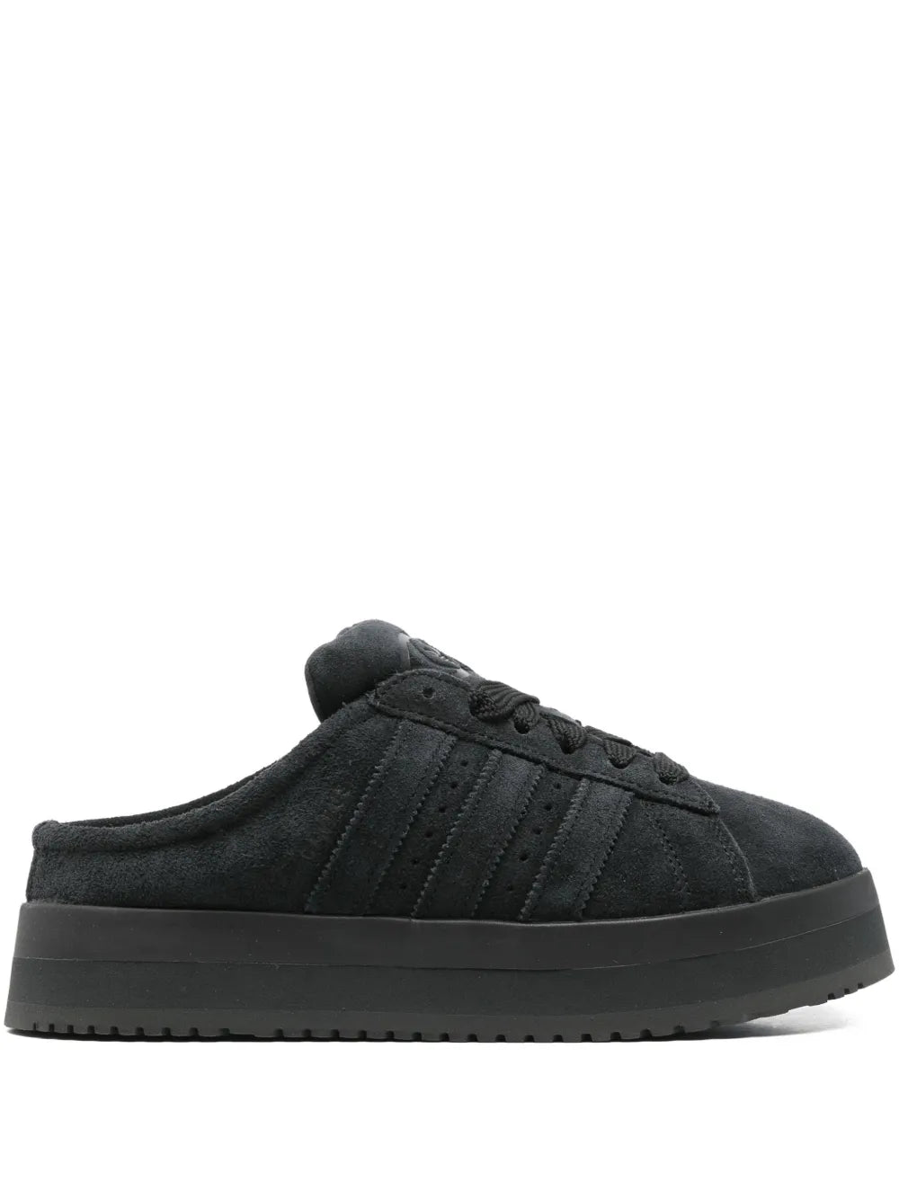 adidas Campus 00S Slip-On — Black — Size US M 3.5 - US W 5 — Front View