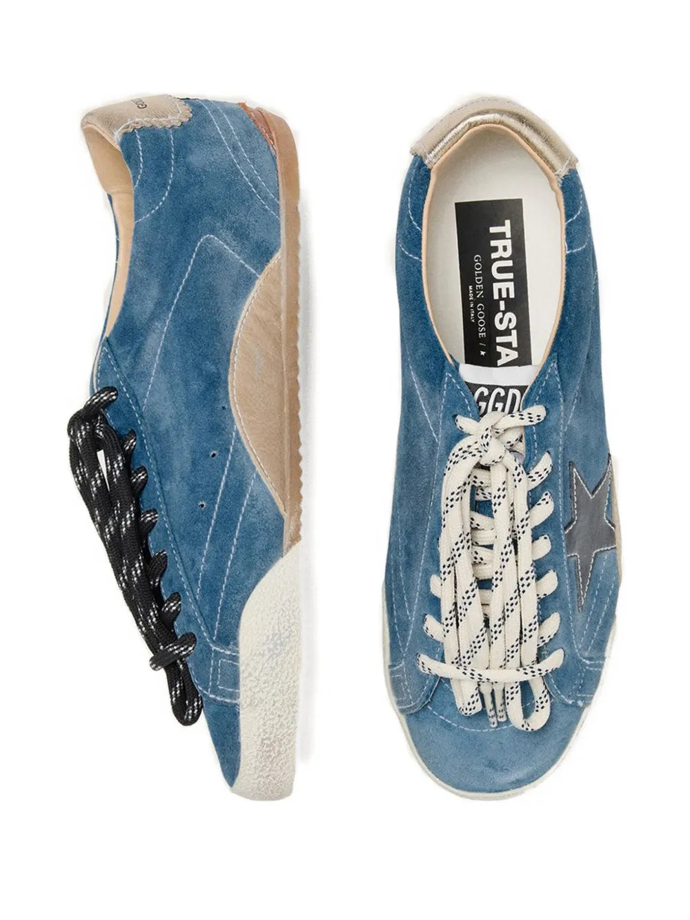 Golden Goose True-Star — Blue — Size US M 3.5 - US W 5 — Back View