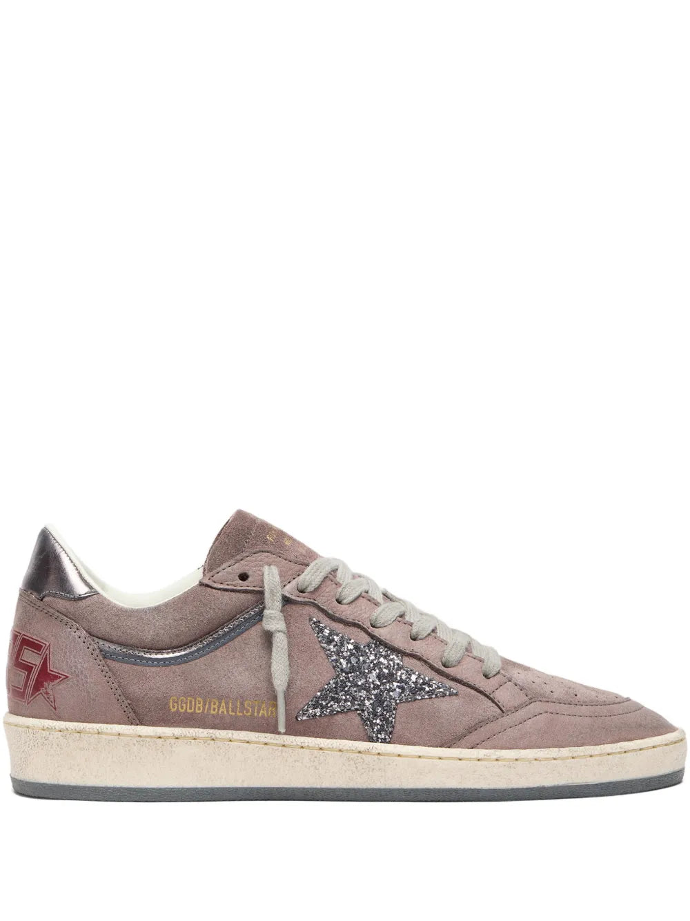 Golden Goose Ball Star Glitter-Embellishment — Purple — Size US M 3.5 - US W 5 — Front View
