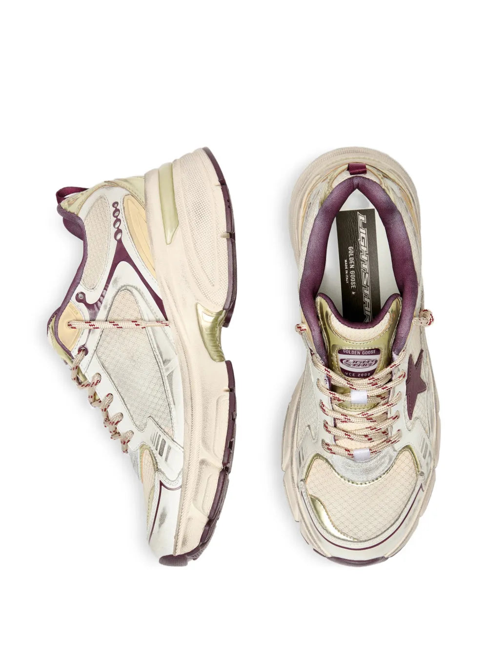 Golden Goose Star-Embellishment — Beige — Size US M 3.5 - US W 5 — Back View