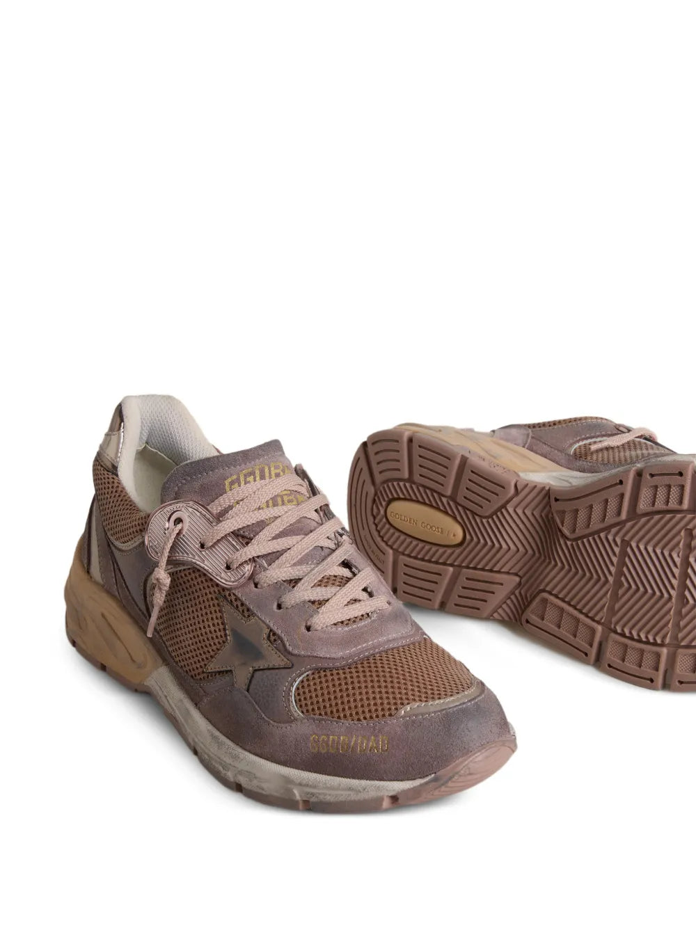 Golden Goose Dad Star Suede — Purple — Size US M 3.5 - US W 5 — Top View