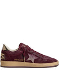 Golden Goose Ball Star Glittered — Red — Size US M 3.5 - US W 5 — Front View