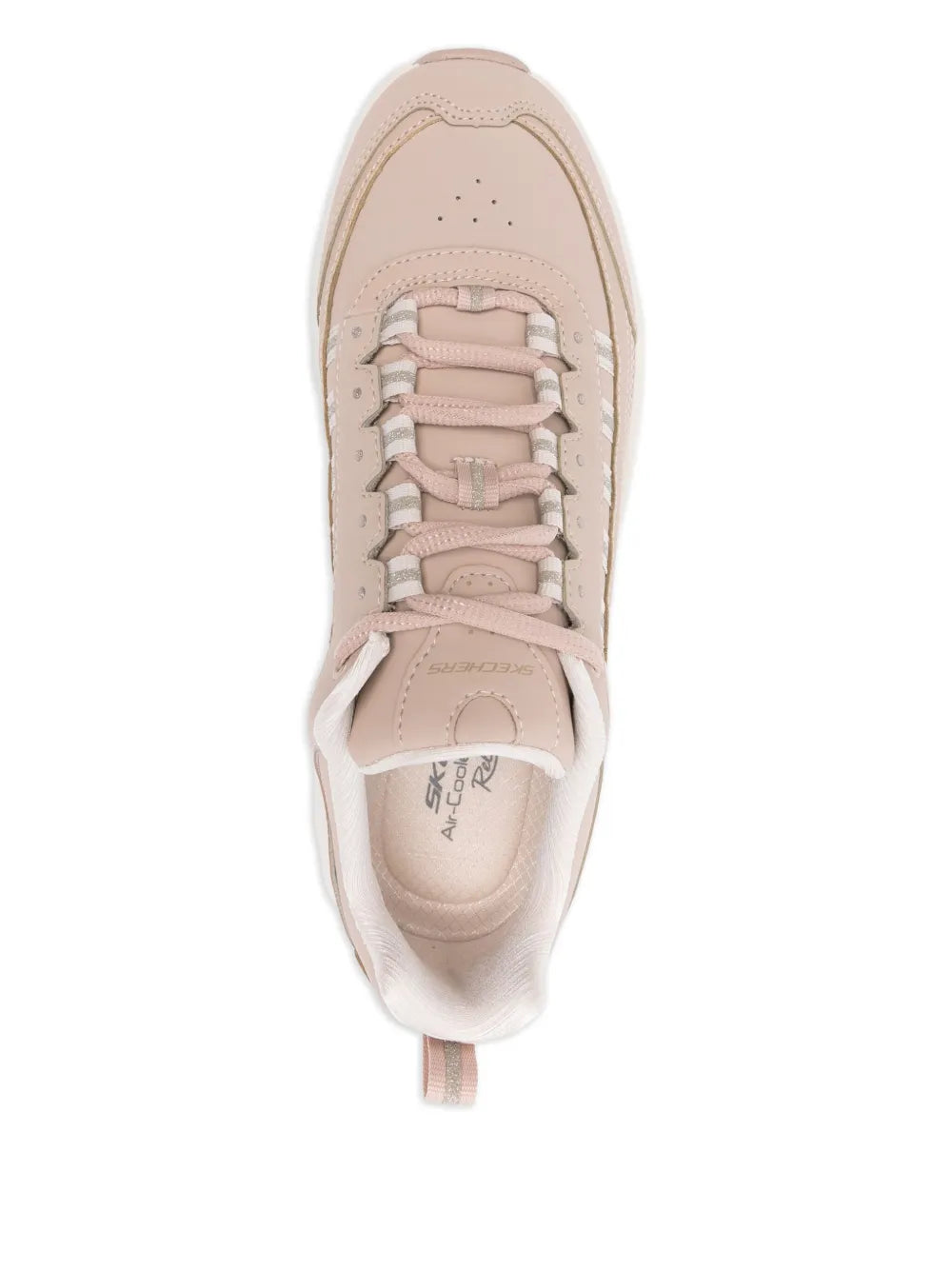 Skechers Stripe-Detail — Pink — Size US M 3.5 - US W 5 — Top View