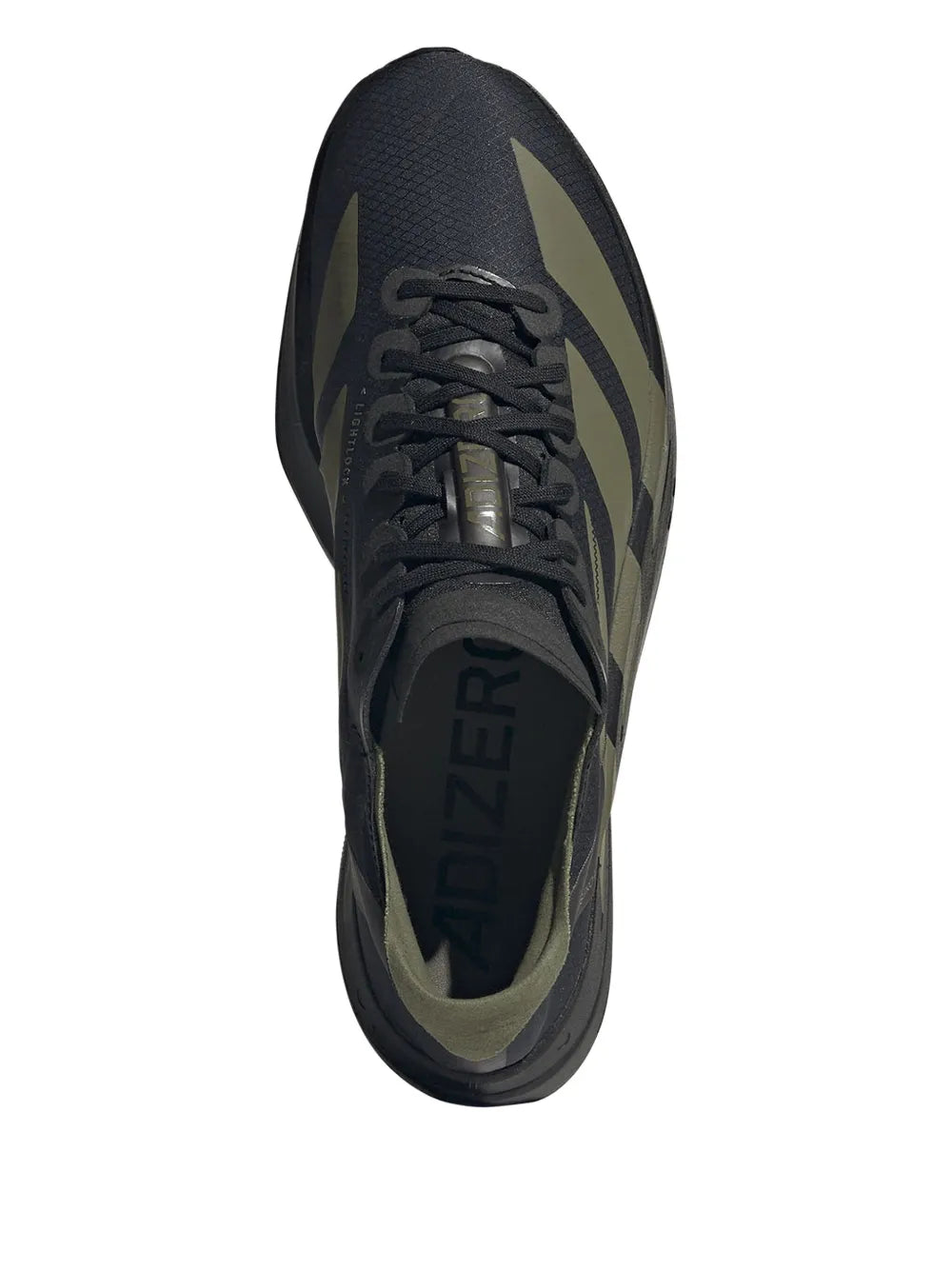 adidas Three-Striped — Black — Size US M 3.5 - US W 5 — Top View