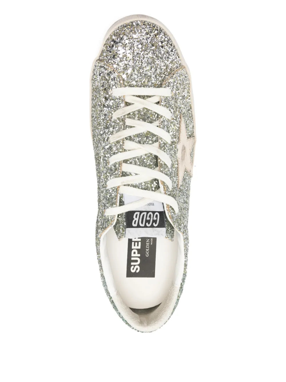 Golden Goose Glitter Star-Detail — Same as shown — Size US M 3.5 - US W 5 — Top View