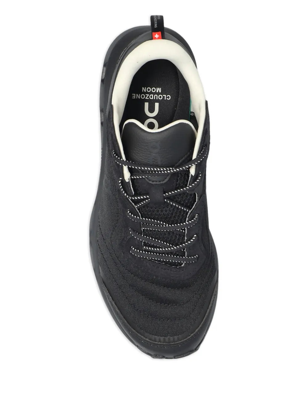 On Running Logo-Print Lace-Up — Black — Size US M 3.5 - US W 5 — Back View