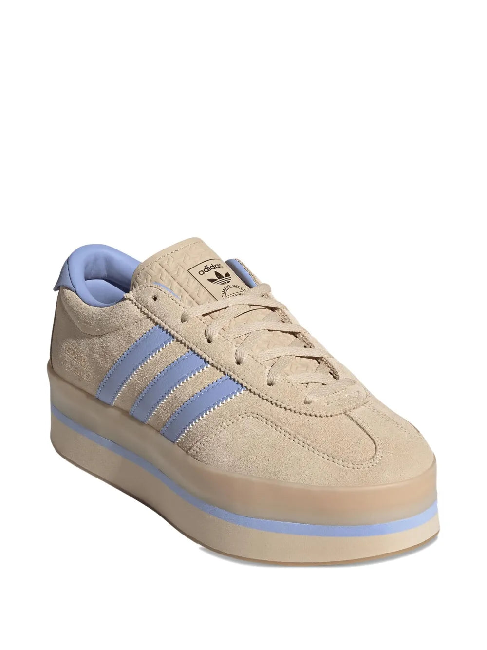 adidas Gazelle Stack — Beige — Size US M 3.5 - US W 5 — Side View