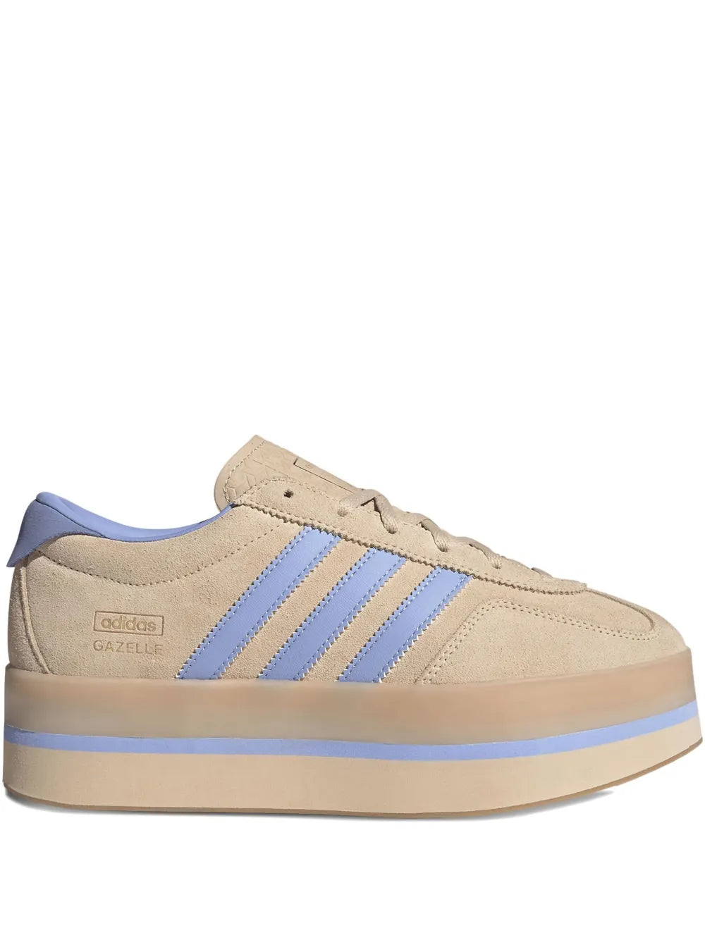 adidas Gazelle Stack — Beige — Size US M 3.5 - US W 5 — Front View