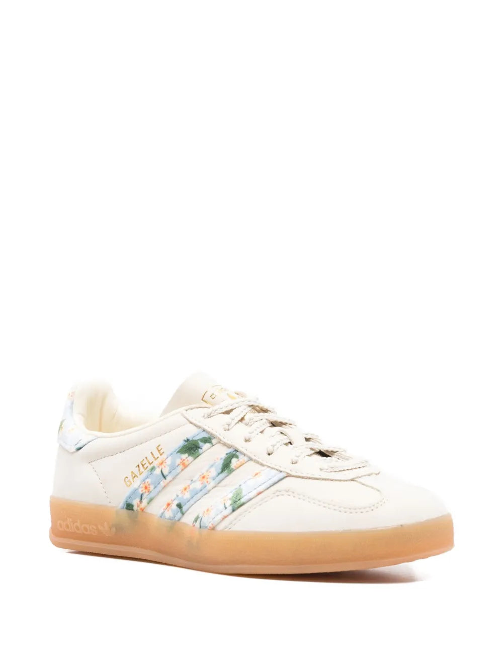 adidas X Liberty London Gazelle Indoor — White — Size US M 3.5 - US W 5 — Side View