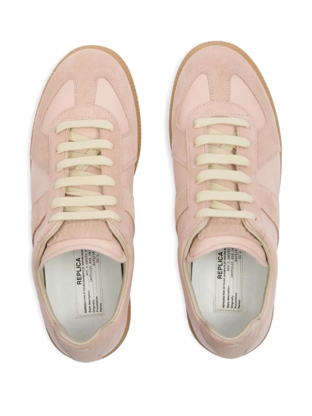 Maison Margiela Replica Suede — Beige — Size US M 3.5 - US W 5 — Top View