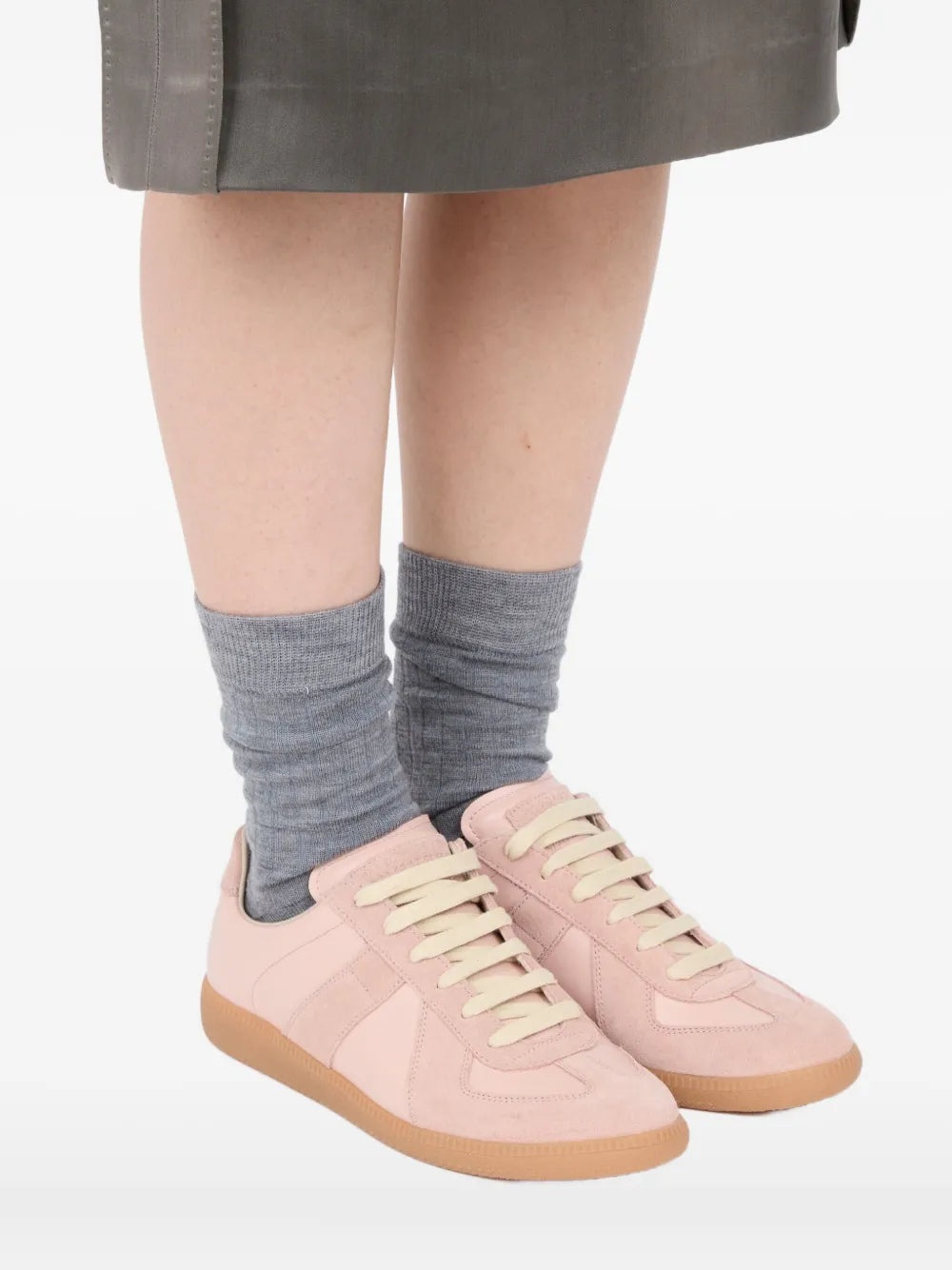 Maison Margiela Replica Suede — Beige — Size US M 3.5 - US W 5 — Detail View
