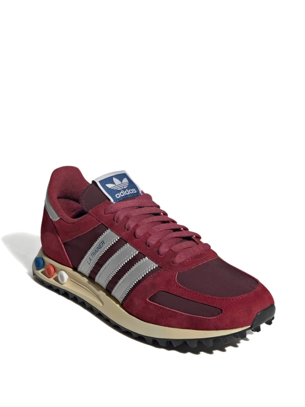 adidas La Trainer — Red — Size US M 3.5 - US W 5 — Side View