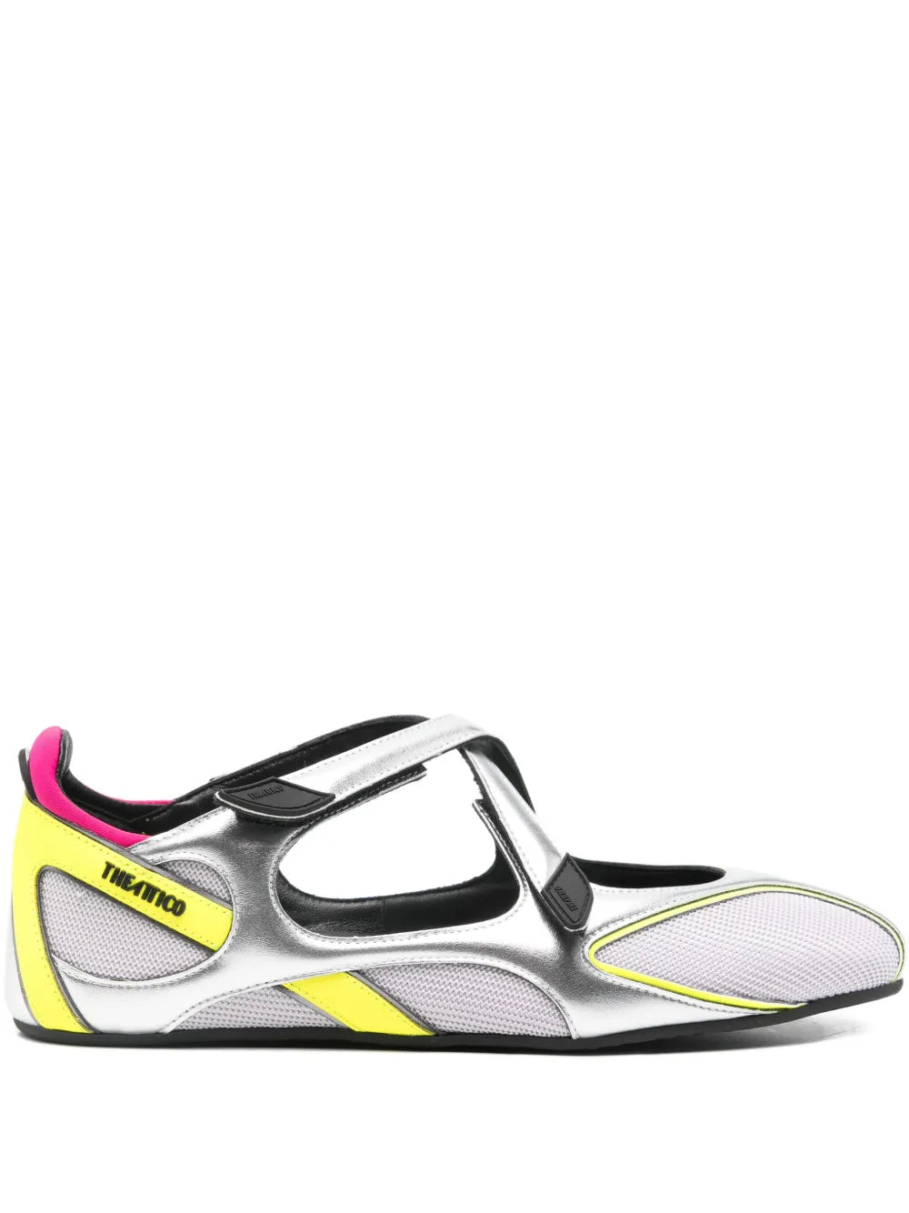 The Attico Cut-Out Floor — Grey — Size US M 3.5 - US W 5 — Front View
