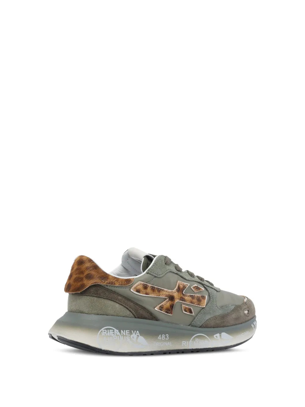 Premiata Lauryn — Green — Size US M 3.5 - US W 5 — Back View